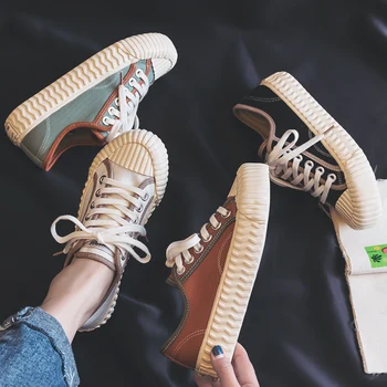 Sneaker Women Canvas Shoes Vulcanized 2019 New Lady Casual Shoes Lace Up Flat Heel Mixed Color Spring Autumn Good Quality 35-40
Sneaker Women Canvas Shoes Vulcanized 2019 New Lady Casual Shoes Lace Up Flat Heel Mixed Color Spring Autumn Good Quality 35-40