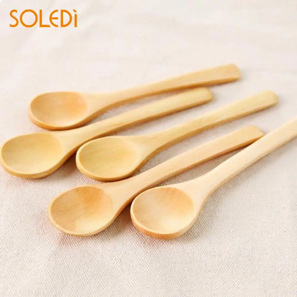 Kitchen Dining Flavor Sugar Wooden Spoon Small Coffee Round Spoon Flatware Cutlery Mini Dessert Spoon For Snacks Home Tools
Kitchen Dining Flavor Sugar Wooden Spoon Small Coffee Round Spoon Flatware Cutlery Mini Dessert Spoon For Snacks Home Tools