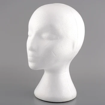 Portable White Female Practice Head Foam Wig Head Foam Manikin Head Model Wig Stand Hat Headwear Displaying Foam Mannequin Head
Portable White Female Practice Head Foam Wig Head Foam Manikin Head Model Wig Stand Hat Headwear Displaying Foam Mannequin Head