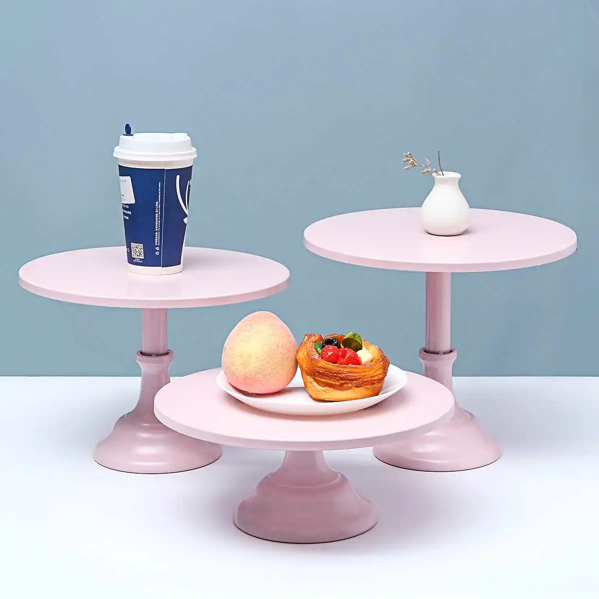 Round Cake Stand Pink Wrought Iron Exquisite Cake Rack Base Dessert Stand Round Cake Display Wedding Birthday Cupcake Holder
Round Cake Stand Pink Wrought Iron Exquisite Cake Rack Base Dessert Stand Round Cake Display Wedding Birthday Cupcake Holder