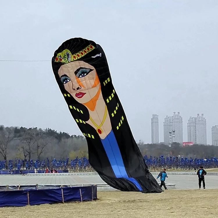 Одноступенчатые воздушные змеи красоты летающие Клеопатра богиня программного