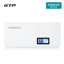 Authorized ROMOSS Sense 4 /4 Plus Dual USB 10400mAh Portable Power Bank External Battery Charger with LCD for Smart Phones