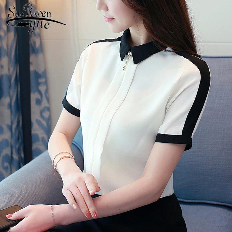New 2019 Summer Office Lady Solid Chiffon Short Sleeve Women blouses Casual Simple Shirt Female Tops Clothing Blusas 0209 40
New 2019 Summer Office Lady Solid Chiffon Short Sleeve Women blouses Casual Simple Shirt Female Tops Clothing Blusas 0209 40