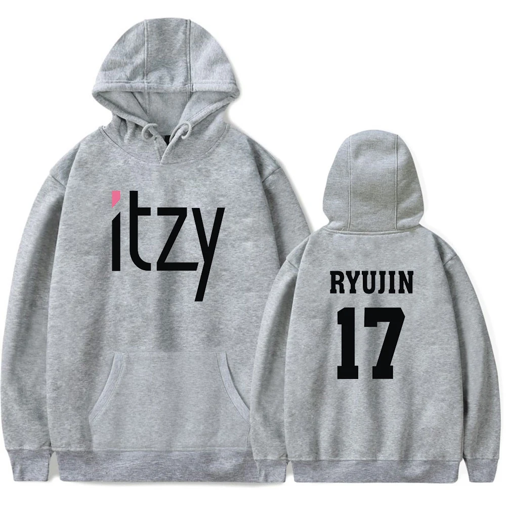 Толстовки с принтом ITZY 17 RYUJIN, толстовки для мужчин и женщин, толстовки в стиле хип-хоп, модная Толстовка в стиле Харадзюку, серый пуловер
Толстовки с принтом ITZY 17 RYUJIN, толстовки для мужчин и женщин, толстовки в стиле хип-хоп, модная Толстовка в стиле Харадзюку, серый пуловер