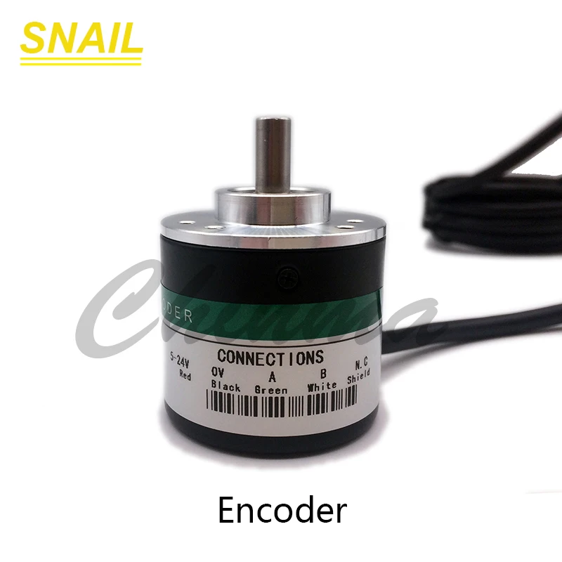 High speed high frequency incremental photoelectric rotary encoder 100 200 300 360 400 600 pulse PNP voltage 5-24V
High speed high frequency incremental photoelectric rotary encoder 100 200 300 360 400 600 pulse PNP voltage 5-24V