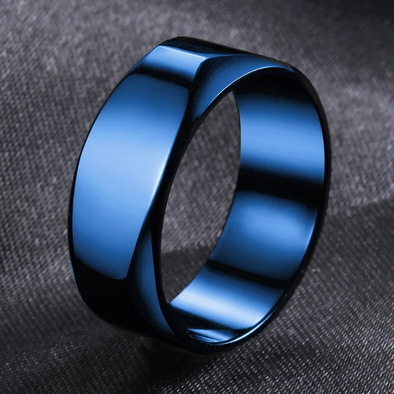 Stainless Steel Wedding Band Ring for Men Women Polished Black Silver Couples Ring Geometric Classic Lover Jewelry 8mm DKRM45
Stainless Steel Wedding Band Ring for Men Women Polished Black Silver Couples Ring Geometric Classic Lover Jewelry 8mm DKRM45