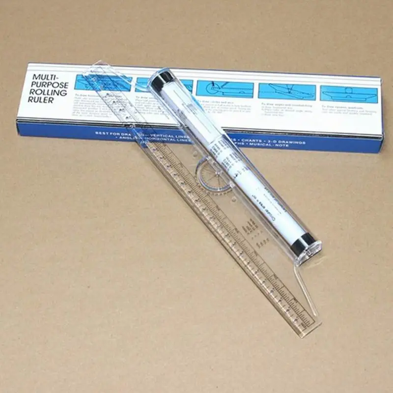 60pcs Rolling Parallel Ruler Foot Inch Metric Angle Rule Balancing Scale Multi-Purpose Ruler for Patchwork
60pcs Rolling Parallel Ruler Foot Inch Metric Angle Rule Balancing Scale Multi-Purpose Ruler for Patchwork