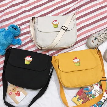 2019 Summer New Fashion Women Ice Cream Cartoon Canvas Bags Handbags Female Casual Basic Shoulder Bags Messenger Bags
2019 Summer New Fashion Women Ice Cream Cartoon Canvas Bags Handbags Female Casual Basic Shoulder Bags Messenger Bags