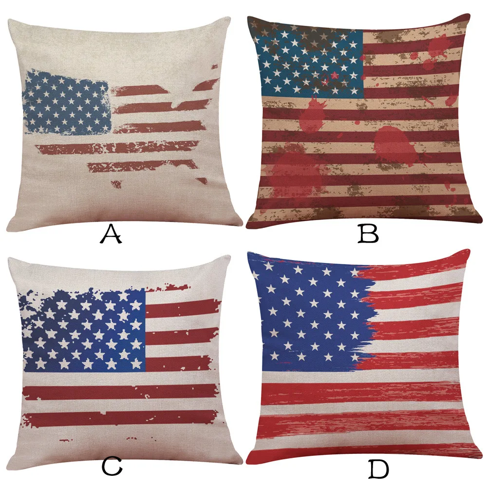 Comfortable Removable and Washable Vintage American Flag Pillow Cases Cotton Linen Sofa Cushion Cover Home Decor L430
Comfortable Removable and Washable Vintage American Flag Pillow Cases Cotton Linen Sofa Cushion Cover Home Decor L430