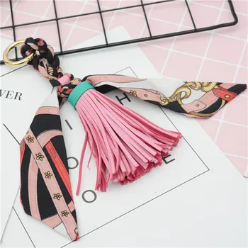 New Brand Leather PU Tassel Silk Ribbon Bow Keychain Car Llavero Keyring Couple Key Chain Key Holder Women Bag Charm Pendant
New Brand Leather PU Tassel Silk Ribbon Bow Keychain Car Llavero Keyring Couple Key Chain Key Holder Women Bag Charm Pendant
