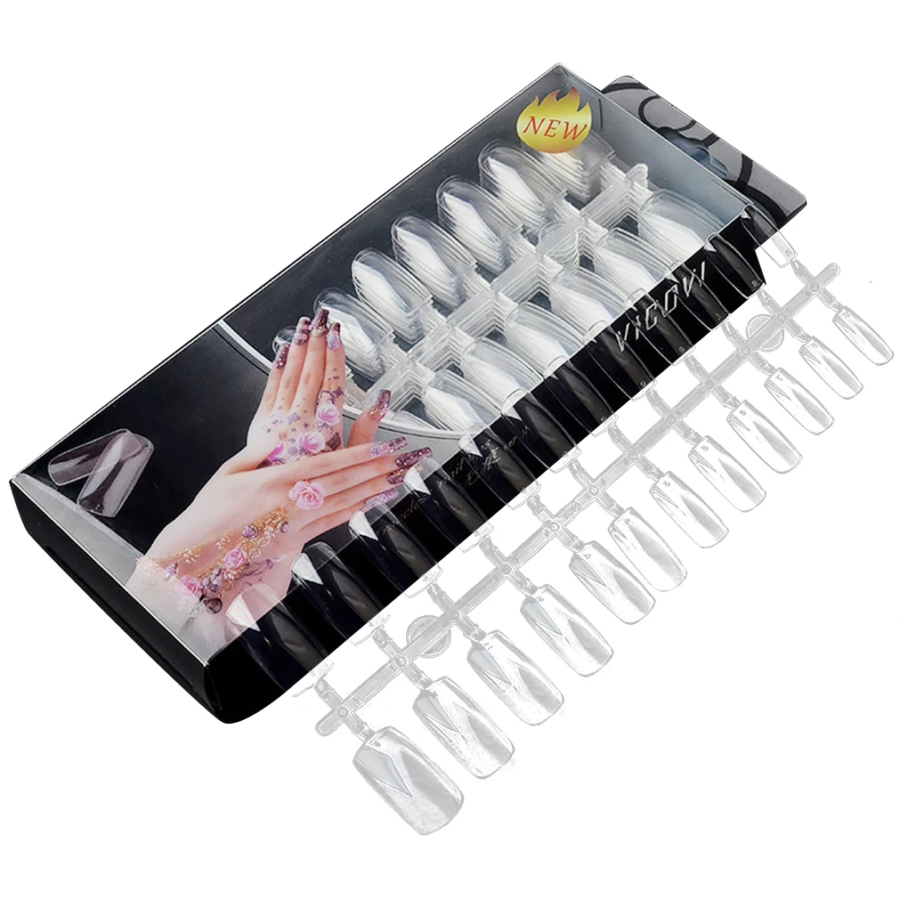BGVfiveTransparent Fake Full Cover Clear Nail Tips Long False Artificial Manicure Decoration Tool DIY
BGVfiveTransparent Fake Full Cover Clear Nail Tips Long False Artificial Manicure Decoration Tool DIY