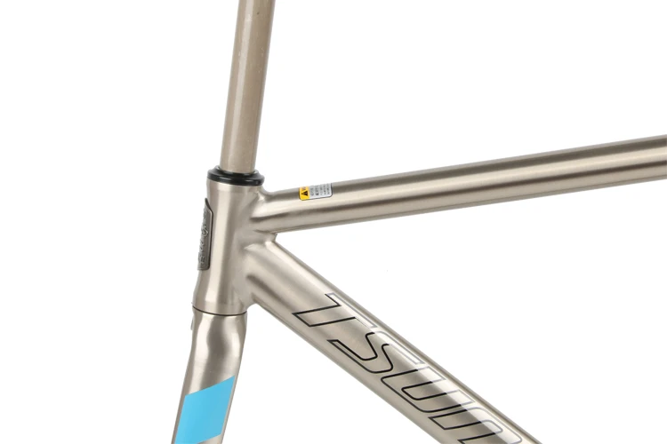 Perfect TSUNAMI Fixed Gear Bicycle Frameset 50cm 52cm 54cm Aluminum racing track Bike Fixie frame Track Frame 9