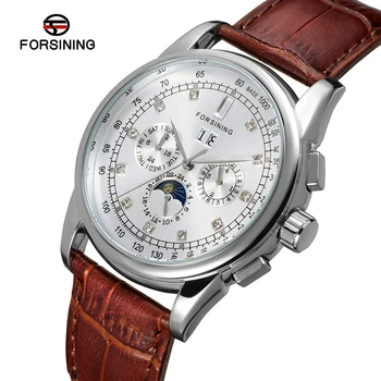 FSG319M3S3 New arrival Automatic fashion men moon phase watch black genuine leather strap free shipping with gift box
FSG319M3S3 New arrival Automatic fashion men moon phase watch black genuine leather strap free shipping with gift box