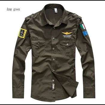 New Spring Summer Air Force One Shirt Men Brand Casual Cotton Military s Embroidery MA1 Long Sleeve Slim Fit Men Shirt
New Spring Summer Air Force One Shirt Men Brand Casual Cotton Military s Embroidery MA1 Long Sleeve Slim Fit Men Shirt