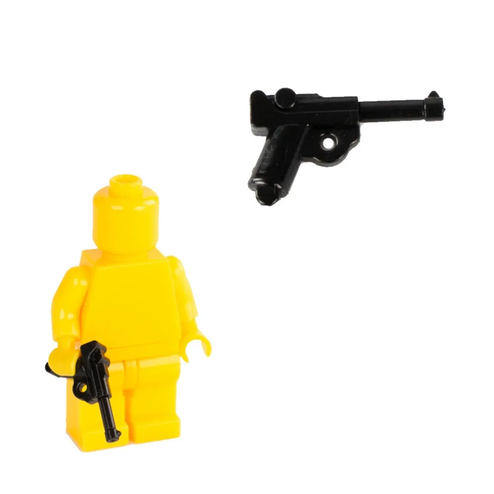 WW2 Military Germany Figures Weapons Building Blocks P08 Luger Pistol Blocks Model Minifigs Guns Accessories Assemble Brick Toy
WW2 Military Germany Figures Weapons Building Blocks P08 Luger Pistol Blocks Model Minifigs Guns Accessories Assemble Brick Toy