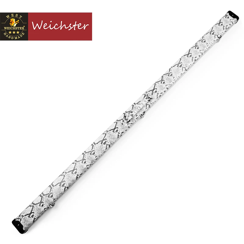 Weichster One Piece Snooker Pool Cue Case 1pc Two Section Snake Skin White
Weichster One Piece Snooker Pool Cue Case 1pc Two Section Snake Skin White