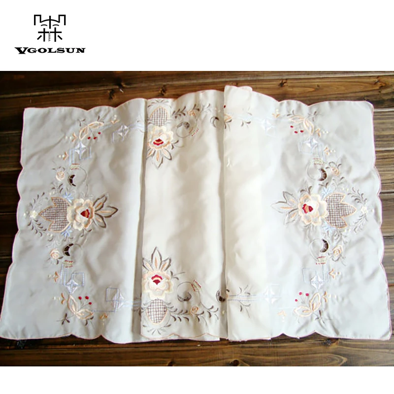 VGOLSUN New Europe Pastoral Style Home/Hotel 43x110CM 100%Cotton Handmade Floral Embroidered Table Runner Table Runners Modern
VGOLSUN New Europe Pastoral Style Home/Hotel 43x110CM 100%Cotton Handmade Floral Embroidered Table Runner Table Runners Modern