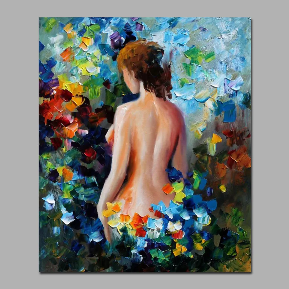 Sexy Beauty Back Among Floral Painting Canvas Handmade Knife Impression Style Unframed
Sexy Beauty Back Among Floral Painting Canvas Handmade Knife Impression Style Unframed