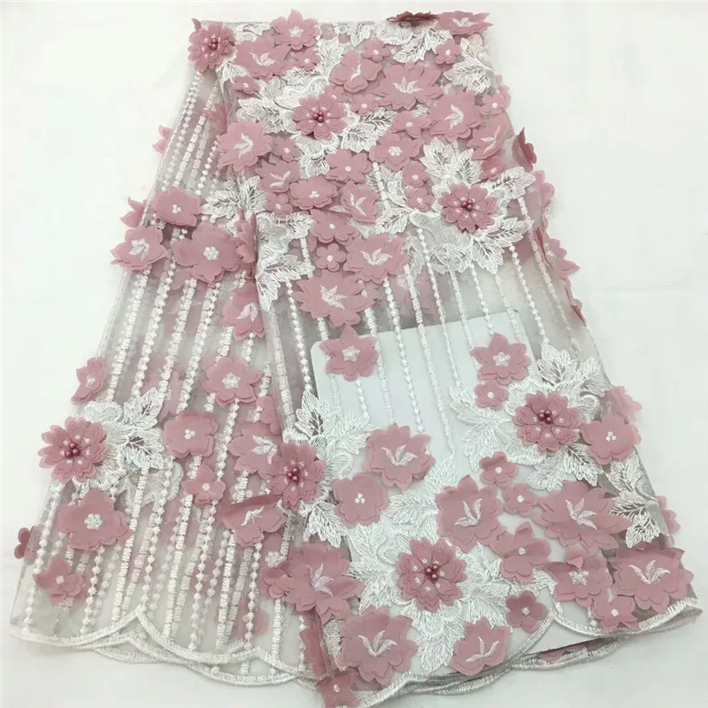 Light Pink And White African Net Lace Fabric Beads 2018 Embroidered 3D Appliques High Quality French Tulle Lace Fabric rf-1567
Light Pink And White African Net Lace Fabric Beads 2018 Embroidered 3D Appliques High Quality French Tulle Lace Fabric rf-1567