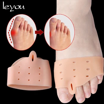 Leyou 1Pair Silicone Gel Toe Separator Gel Forefoot Pads Thumb Valgus Protector Bunion Adjuster Toe Corrector Pads
Leyou 1Pair Silicone Gel Toe Separator Gel Forefoot Pads Thumb Valgus Protector Bunion Adjuster Toe Corrector Pads
