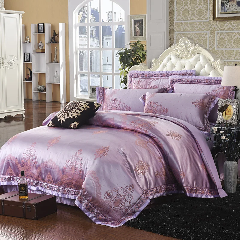 Cotton Stain Jacquard king queen size Bedding set 4Pcs Luxury Silky Bed set Fit sheet bed sheet set pillow shams 36
Cotton Stain Jacquard king queen size Bedding set 4Pcs Luxury Silky Bed set Fit sheet bed sheet set pillow shams 36