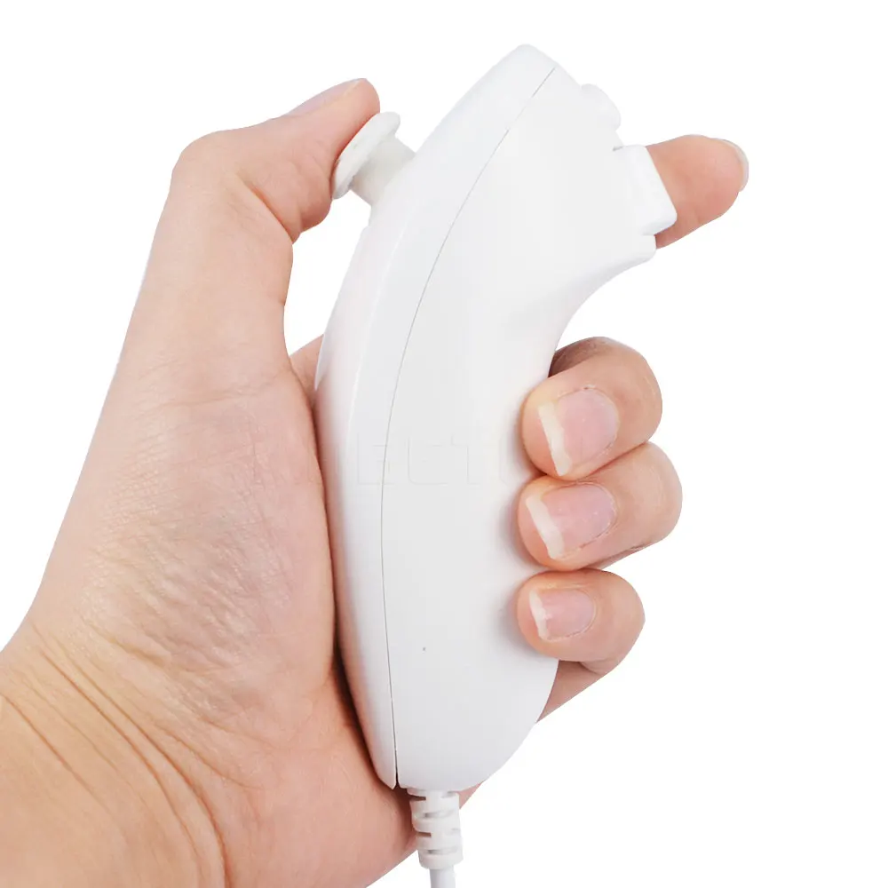 kebidu New Arrival Game Controller Remote Game Handle controller 100% Brand Nunchuk with 5 Color For Wii