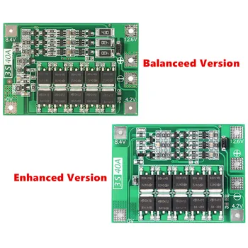 Balanced/Enhanced 3S 40A 11.1V 12.6V Li-ion Lithium Battery Charger Protection PCB BMS Lipo Module for 40A Current Drill Motor
Balanced/Enhanced 3S 40A 11.1V 12.6V Li-ion Lithium Battery Charger Protection PCB BMS Lipo Module for 40A Current Drill Motor