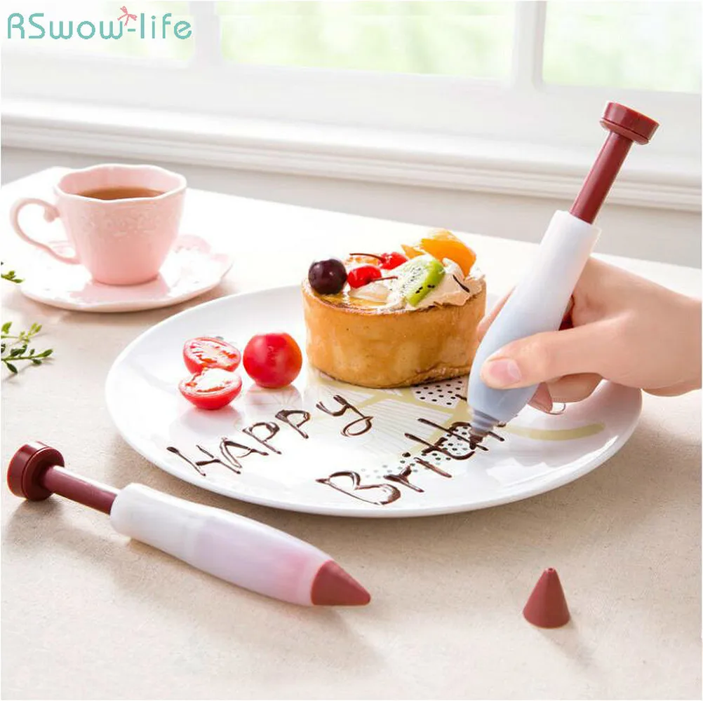 Baking Tools Food Grade Silicone Chocolate Cream Writing Pen Cake DIY Graffiti Pen Squeeze Cream Gun For Baking Utensils
Baking Tools Food Grade Silicone Chocolate Cream Writing Pen Cake DIY Graffiti Pen Squeeze Cream Gun For Baking Utensils