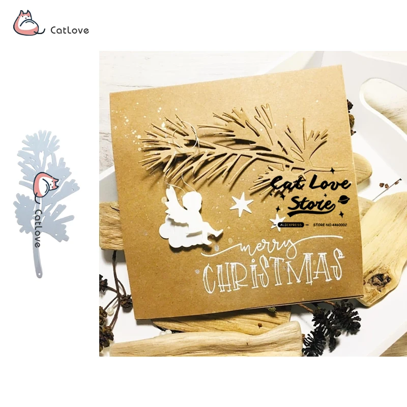 Fir Branch Plant Metal Cutting Dies Stencils For DIY Scrapbooking Paper Card Decorative Craft Dies Embossing Die Cuts New 2019
Fir Branch Plant Metal Cutting Dies Stencils For DIY Scrapbooking Paper Card Decorative Craft Dies Embossing Die Cuts New 2019
