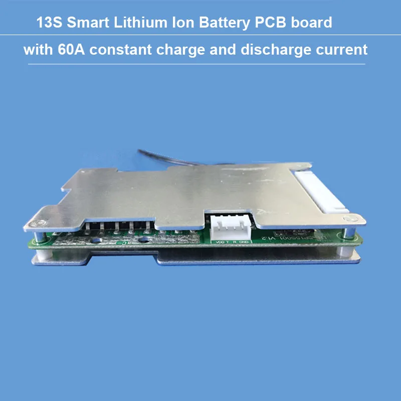 48V or 54.6V 13S bluetooth li ion Battery BMS with 60A constant charge and discharge current balance function PCB UART
48V or 54.6V 13S bluetooth li ion Battery BMS with 60A constant charge and discharge current balance function PCB UART