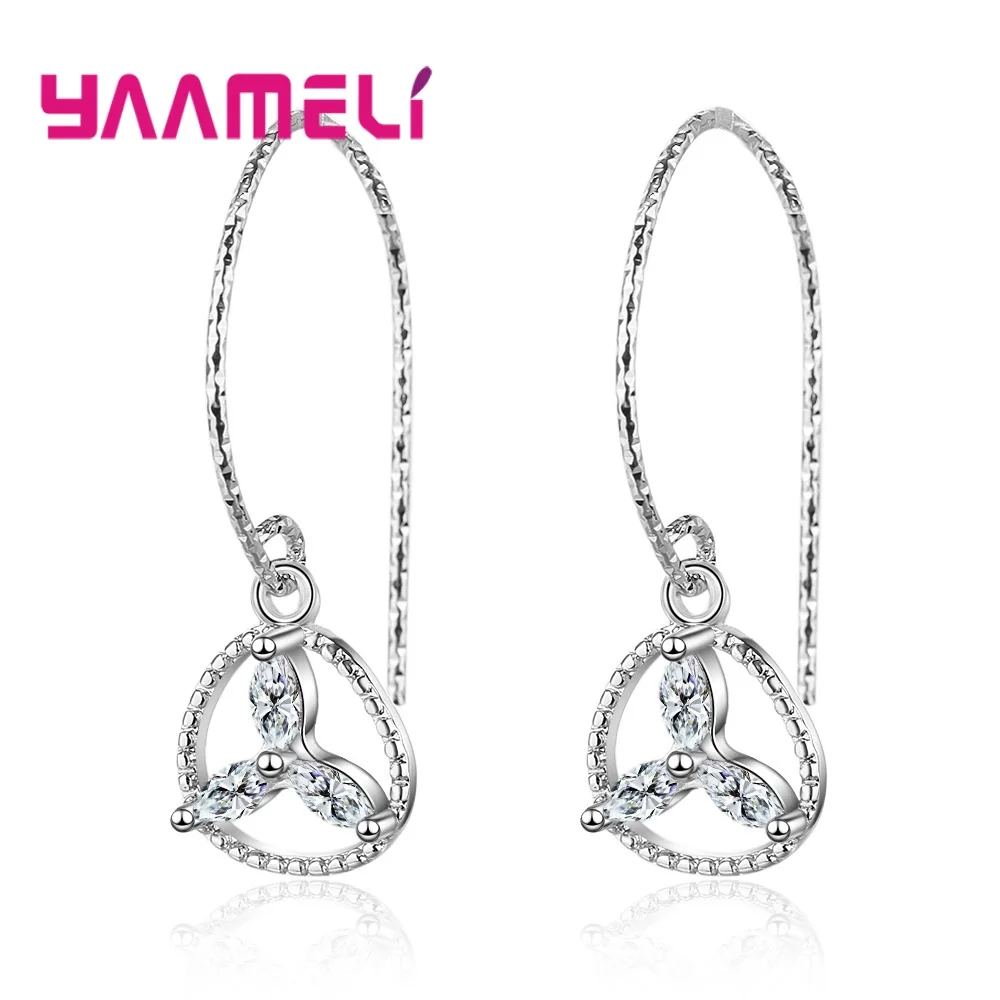 Statement Flower Dangle Drop Earrings Nice 925 Sterling Silver Clear CZ Crystal French Hook Ear Brincos Pierced Jewelry for Lady
Statement Flower Dangle Drop Earrings Nice 925 Sterling Silver Clear CZ Crystal French Hook Ear Brincos Pierced Jewelry for Lady