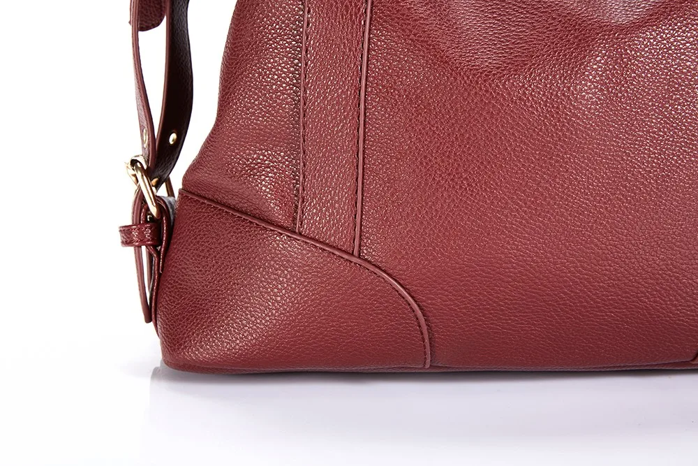 Soft  Leather Handbags Big Women Bag Zipper Ladies Shoulder Bag Girl Hobos Bags New Arrivals bolsa feminina 2016 Herald Fashion (9)