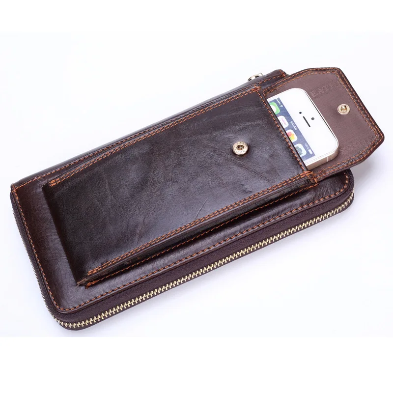 New Fashion Business Men's Long Wallets Natural Real Leather Male Cow Genuine Leather Cash Purses Clutch Men Phone Card Holders
New Fashion Business Men's Long Wallets Natural Real Leather Male Cow Genuine Leather Cash Purses Clutch Men Phone Card Holders