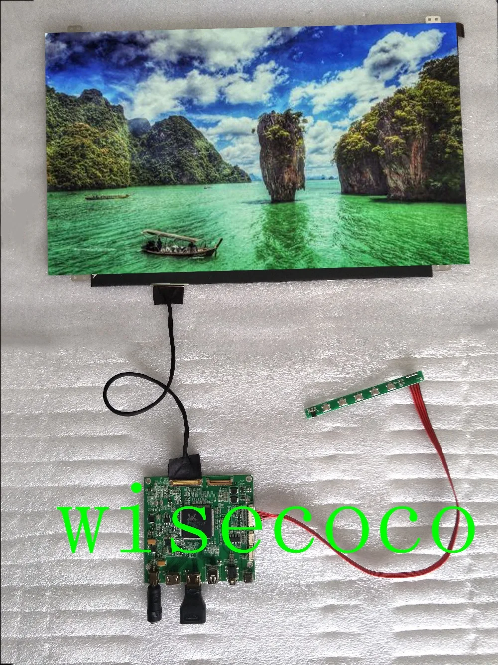 15.6 inch 4K LCD creen eDP Connector 2 HDMI Mini LCD Controller Board NV156QUM-N44 3840x2160 Backlight WLED IPS LCD Display
15.6 inch 4K LCD creen eDP Connector 2 HDMI Mini LCD Controller Board NV156QUM-N44 3840x2160 Backlight WLED IPS LCD Display