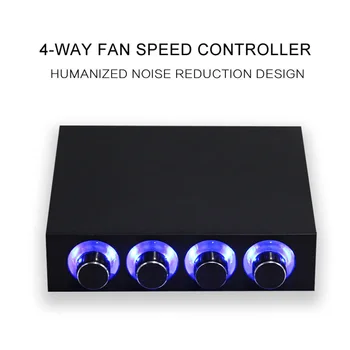 Fan Hub Speed Controller Regulator 4 Way 4 Knobs Speeder for Computer Case NK-Shopping
Fan Hub Speed Controller Regulator 4 Way 4 Knobs Speeder for Computer Case NK-Shopping