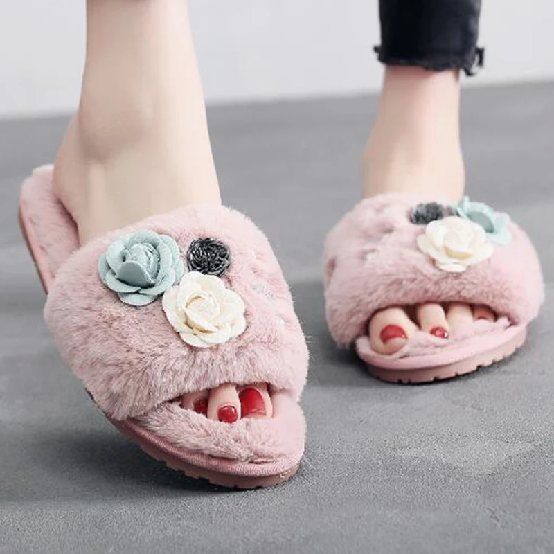 Plush cotton slippers female Flowers Indoor Fur Slippers Warm Shoes Woman Slip On Soft Flats Casual Slipper Women Shoes s53
Plush cotton slippers female Flowers Indoor Fur Slippers Warm Shoes Woman Slip On Soft Flats Casual Slipper Women Shoes s53