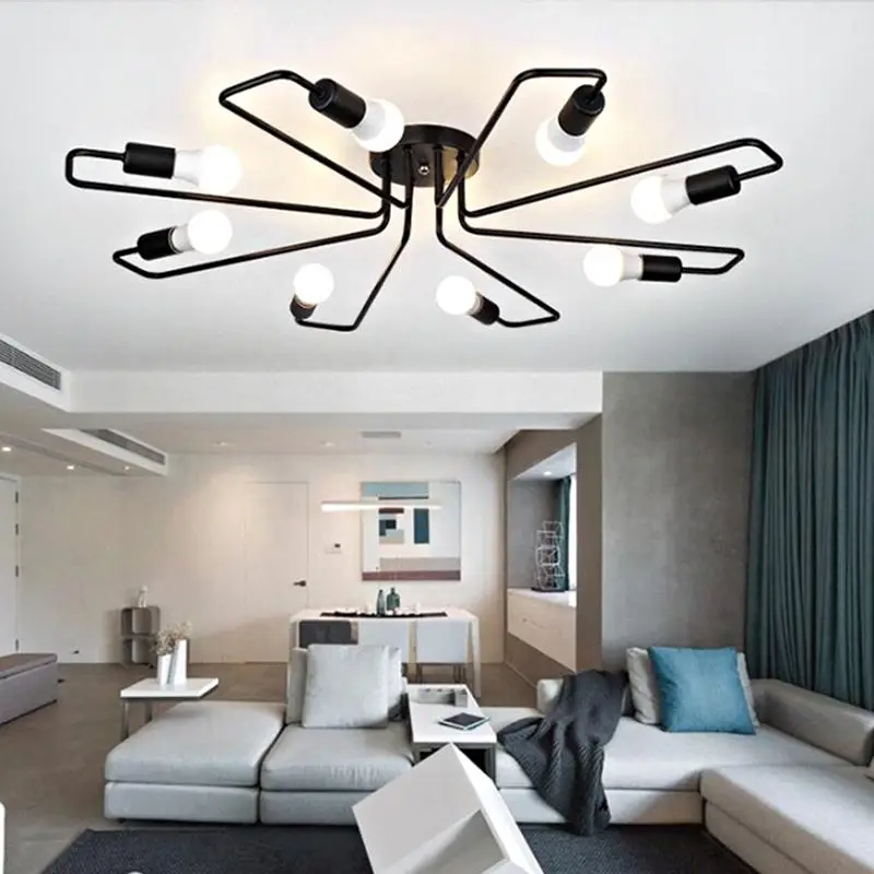 Smuxi Retro 4/6/8 Heads LED Edison Ceiling Lamp Bedroom Living Room Pendant Light Chandelier Home Decor Lighting E27 220V
Smuxi Retro 4/6/8 Heads LED Edison Ceiling Lamp Bedroom Living Room Pendant Light Chandelier Home Decor Lighting E27 220V