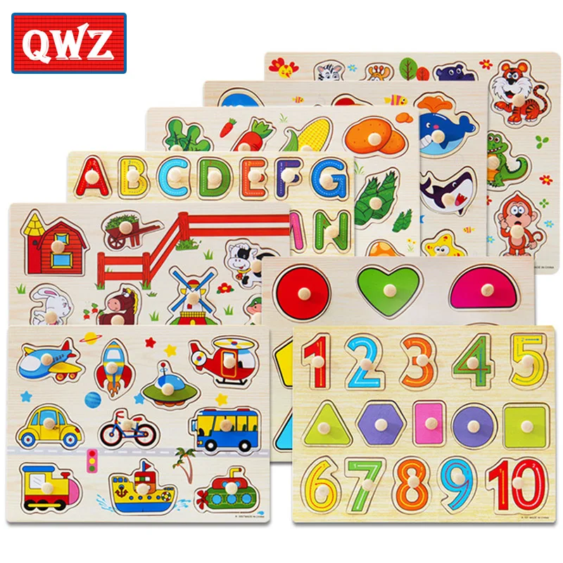 QWZ HOT Baby Toys Montessori Puzzle Hand Grab Board Set Educational Wooden Toy Cartoon Vehicle Marine Animal Puzzle Child Gifts
QWZ HOT Baby Toys Montessori Puzzle Hand Grab Board Set Educational Wooden Toy Cartoon Vehicle Marine Animal Puzzle Child Gifts