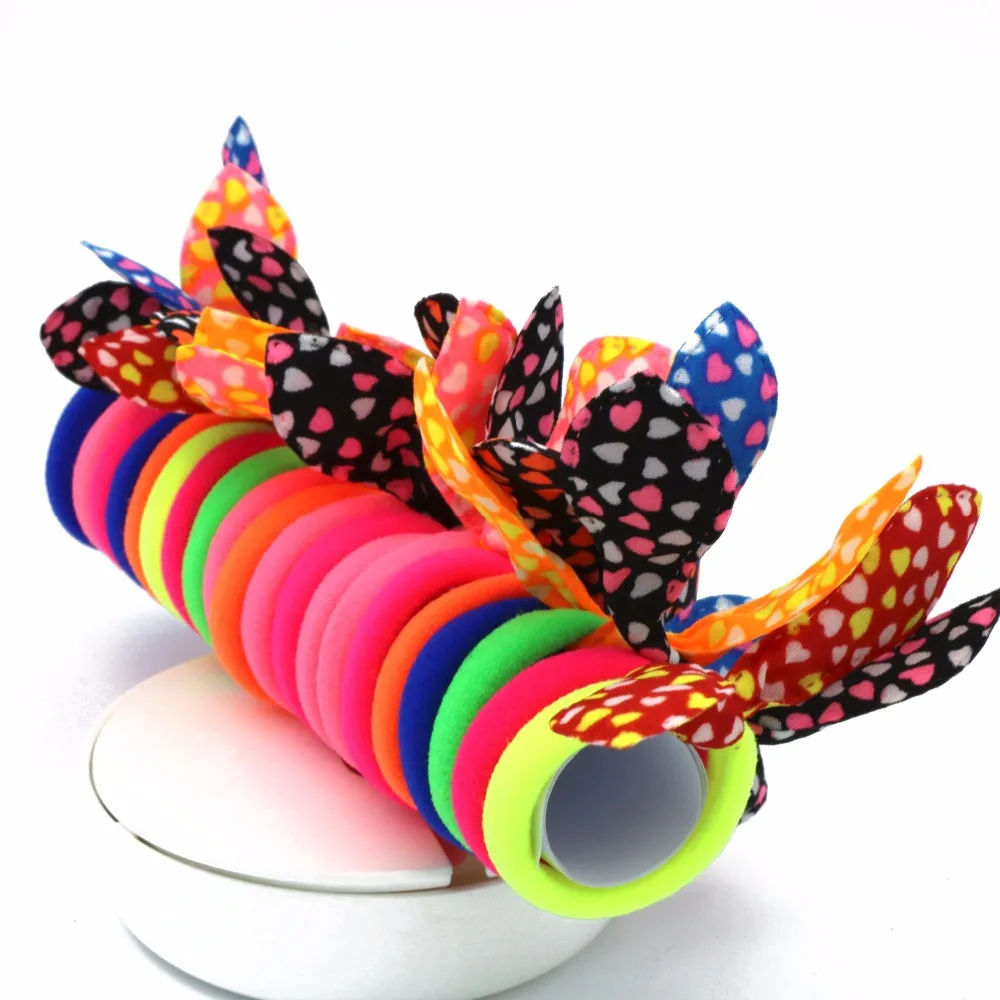 AD0028 12pcs Rezinochki Cute Rabbit Ear Rubber Bands Dots Flowers Pattern Hair Tie Gum Hair Elastics Women/Baby Hair Accessories
AD0028 12pcs Rezinochki Cute Rabbit Ear Rubber Bands Dots Flowers Pattern Hair Tie Gum Hair Elastics Women/Baby Hair Accessories