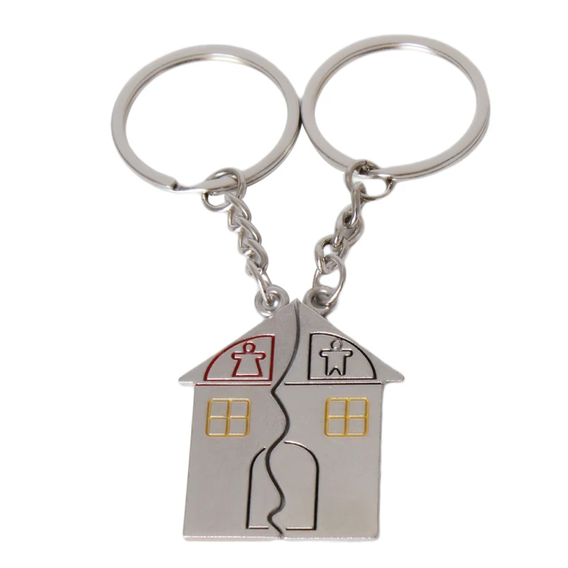 2PCS/Set Woman Man Lovers Keychain Warm House Type Couple Key Chain House Key Ring Valentine's Day Gift
2PCS/Set Woman Man Lovers Keychain Warm House Type Couple Key Chain House Key Ring Valentine's Day Gift