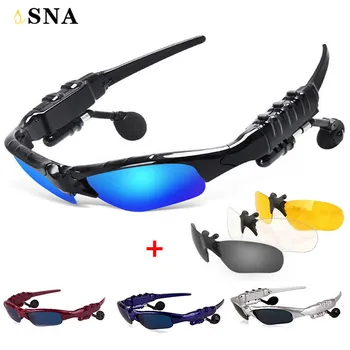 Outdoor Polarized Sunglasses Bluetooth Earphone Wireless Headphones with Mic Stereo Headset for Huawei Callphone fone de ouvido
Outdoor Polarized Sunglasses Bluetooth Earphone Wireless Headphones with Mic Stereo Headset for Huawei Callphone fone de ouvido