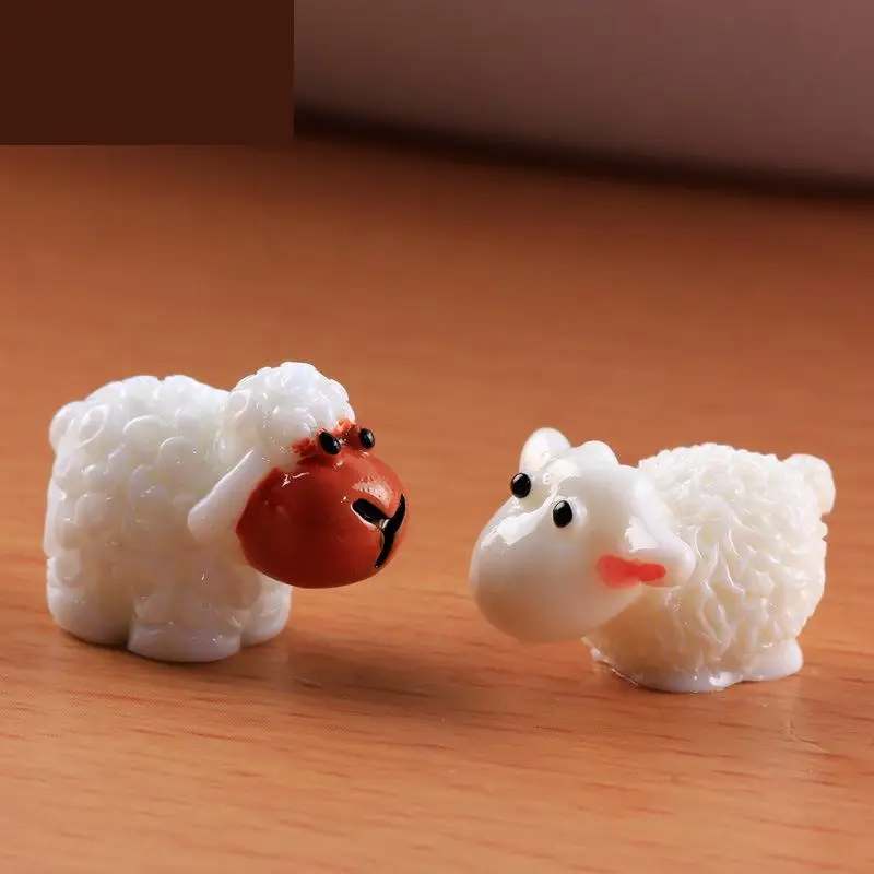 10 Pcs Lovers Sheep White Sheep Lamb Moss Micro Landscape Ornaments Resin Ornaments Garden Decoration Miniature Garden
10 Pcs Lovers Sheep White Sheep Lamb Moss Micro Landscape Ornaments Resin Ornaments Garden Decoration Miniature Garden