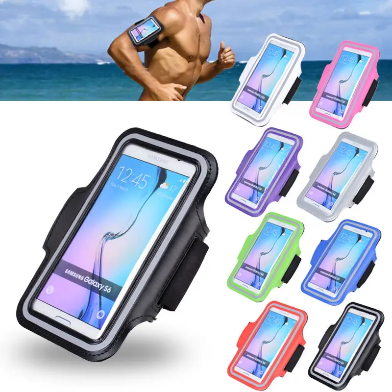 

Running Sports Armband For Samsung Galaxy A3 A5 J3 J5 2016 2017 2018 S5 S6 S7 XiaoMi RedMi 3s 4A 4X Pouch Nylon Phone Cases Bag