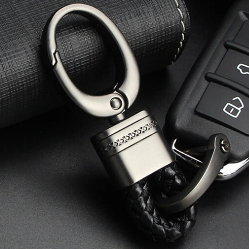 Hand Woven Horseshoe Buckle Car Keychain Keyring Auto Car Key Chain Rings Holder For Audi BMW Benz Mazda Toyota Renault
Hand Woven Horseshoe Buckle Car Keychain Keyring Auto Car Key Chain Rings Holder For Audi BMW Benz Mazda Toyota Renault