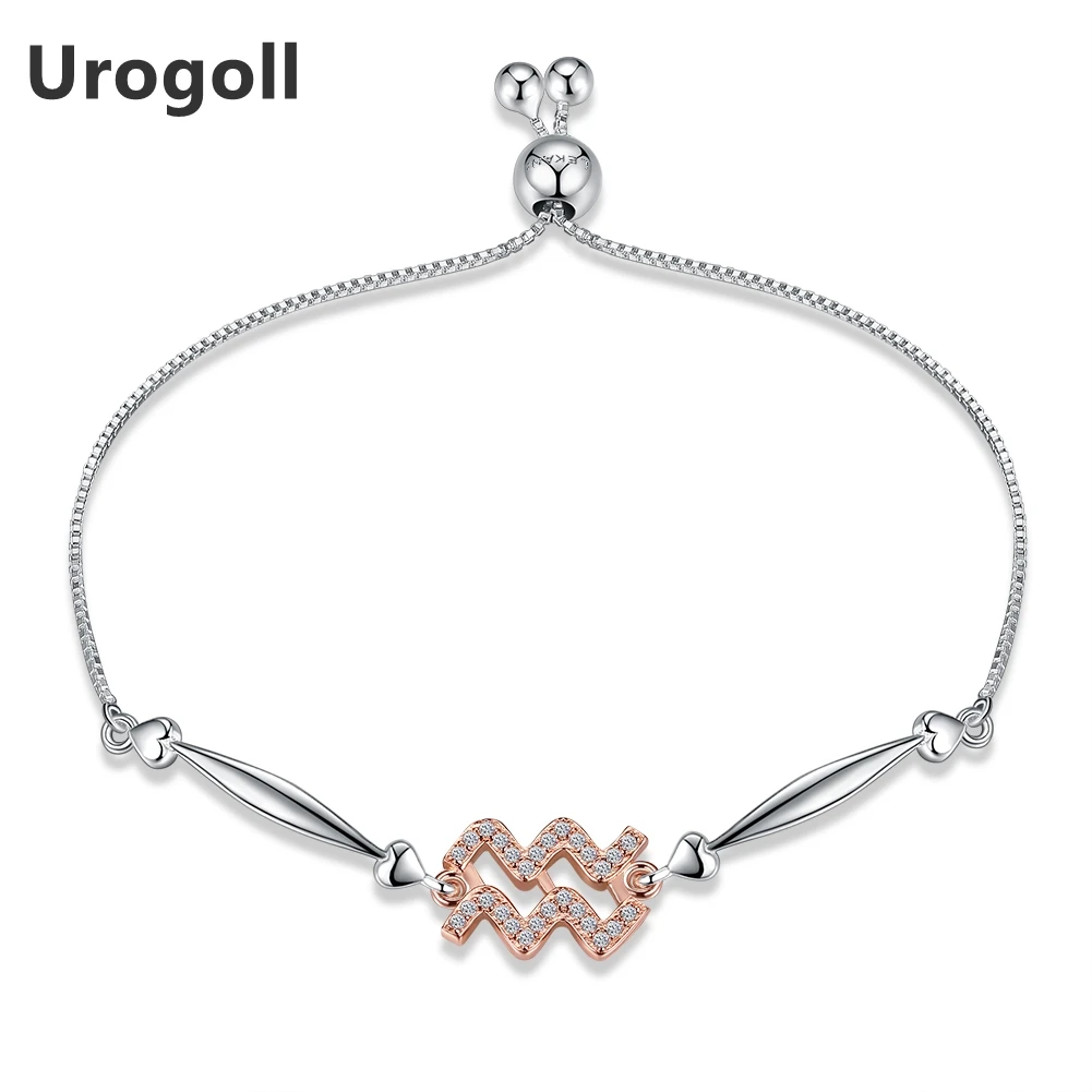 Noble New Fashion Constellation Adjustable Bracelets for Women Fine Jewelry Certificate 925 Sterling Silver Aquarius Bracelets
Noble New Fashion Constellation Adjustable Bracelets for Women Fine Jewelry Certificate 925 Sterling Silver Aquarius Bracelets