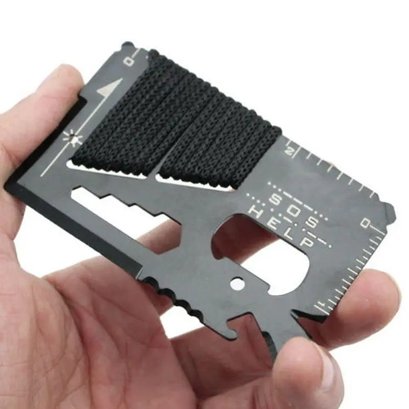 5pcs/Lot 14 in 1 Outdoor multi-purpose knife credit card umbrella rope knife survival tool card SOS card Camping Tools
5pcs/Lot 14 in 1 Outdoor multi-purpose knife credit card umbrella rope knife survival tool card SOS card Camping Tools
