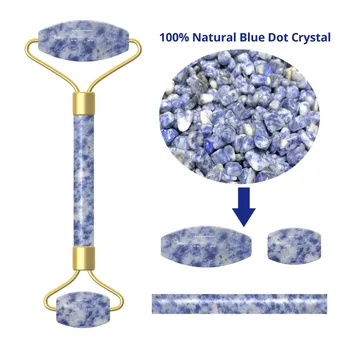 Blue White Dot Natural Jade Roller Facial Massager Face Lifting Jade Stone Roller Face Slimming Tool Beauty Care Eye Massage
Blue White Dot Natural Jade Roller Facial Massager Face Lifting Jade Stone Roller Face Slimming Tool Beauty Care Eye Massage