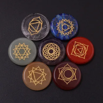Assorted 7 pieces/lot Natural Engraved stone Pocket Palm stones Crystal Reiki Quartz Healing Chakra Lapis lazuli with Free pouch
Assorted 7 pieces/lot Natural Engraved stone Pocket Palm stones Crystal Reiki Quartz Healing Chakra Lapis lazuli with Free pouch