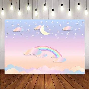 Photography background Vinyl Pink background Moon Rainbow Cloud Star for Girl Backdrop Decor Backdrop Photo Studio Banner
Photography background Vinyl Pink background Moon Rainbow Cloud Star for Girl Backdrop Decor Backdrop Photo Studio Banner