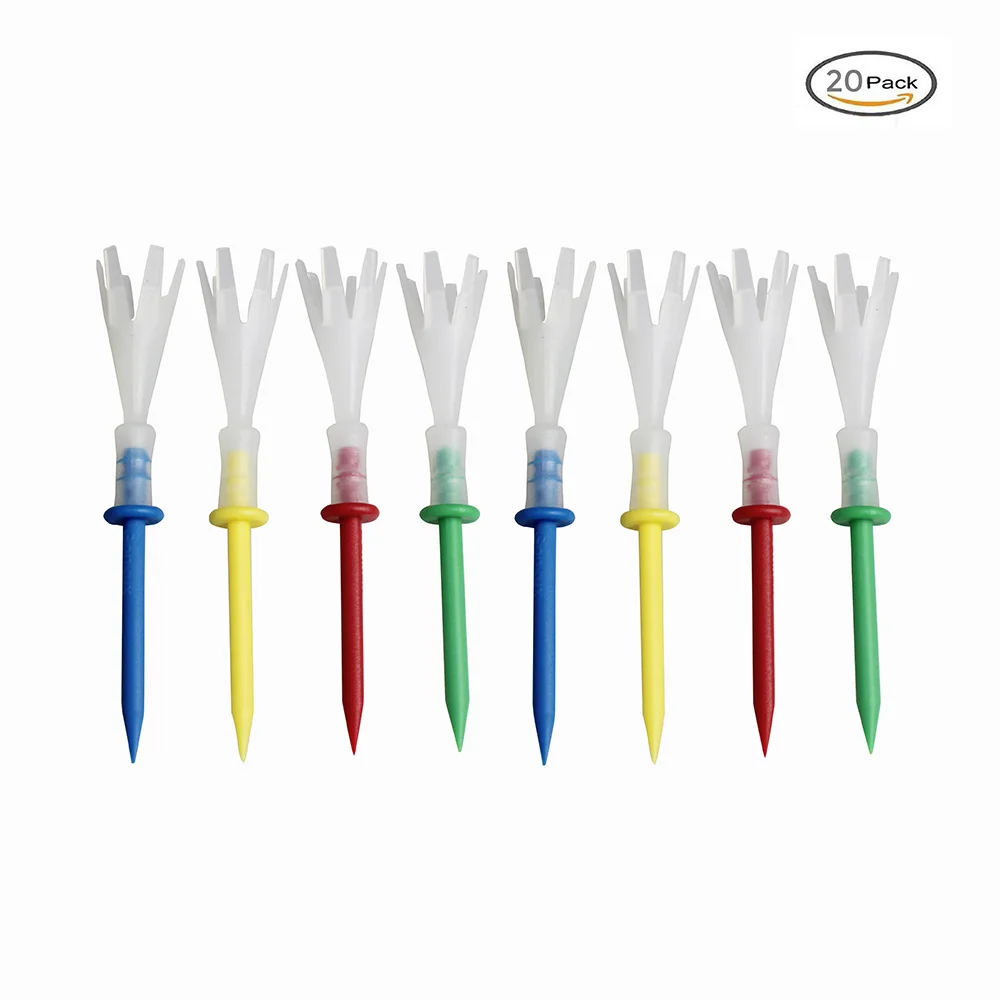 CRESTGOLF 70mm/83mm Golf Tees Polypropylene, More Drable Golf Plastic Tees Golf Accessories Multi Color 20pcs/pack
CRESTGOLF 70mm/83mm Golf Tees Polypropylene, More Drable Golf Plastic Tees Golf Accessories Multi Color 20pcs/pack